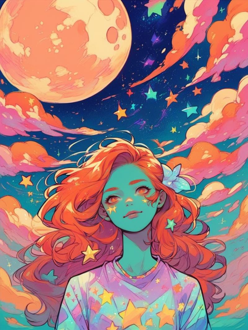 03852-3905003374-score_9, score_8_up, score_7_up, score_6_up,  mushg4l, 1girl, colourful, trippy, moon, stars, long hair, ginger hair _lora_mushg.png